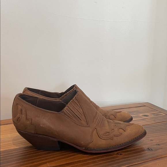 Guess by Georges Marciano Vintage Leather Western Ankle Boots Size 8 - Picture 4 of 13